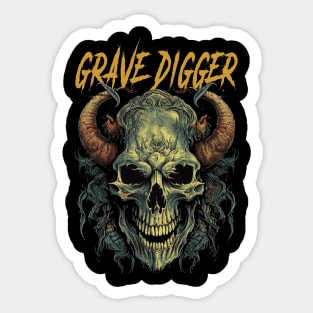 GRAVE DIGGER BAND Sticker